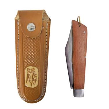 Imagem de Jogo de Bainha e canivete GG Cavalinho SV48033 - Amarela - Selaria Ver