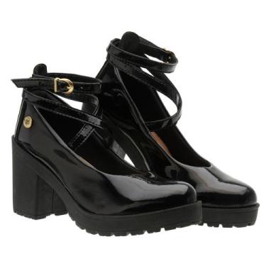 Imagem de Sapato Boneca Feminino Delicado Princesa Sandália Salto Baixo - Grife 