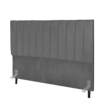 Imagem de Cabeceira Cama Casal Queen Size160 cm Luísa Linho E Frame - Online Con