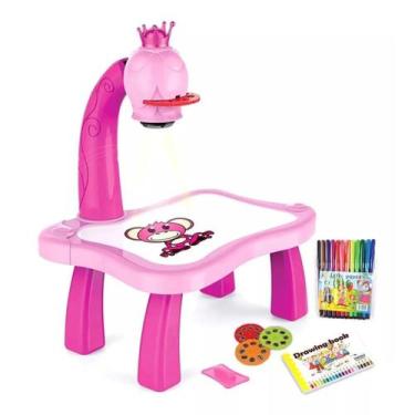 Imagem de Mesa Projetora Infantil Musical com 24 Desenhos - Royal Toys