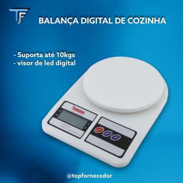Imagem de BALANÇA DIGITAL DE COZINHA ALTA PRECISÃO  10 Kgs - Tomate