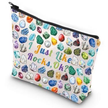 Imagem de G2TUP Bolsa de mão Rockhounding Lovers Rock Collectors I Just Really Love Cool Rocks Geology Gifts Rock Hunter, Like Rocks Ok Novo, 13.77 inches (length) x 14.96 inches (width) x 0.39 inches (height)