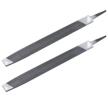 Imagem de Shinelan Lixa prática de corte de moinho de perfil de 25 cm para acabamento de borda laminada de plástico, lima plana de aço endurecido de alto carbono de segundo grau (sem alça conjunto de 2)