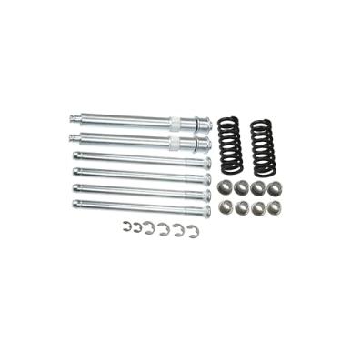Imagem de VekAuto Kit de bucha de dobradiça de porta de carro, kit de reparo de bucha de pino de dobradiça de porta dianteira para Chevrolet Blazer 1992-1994, metal, com mola, preto prateado, 1 conjunto de