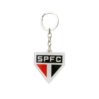 Imagem de Chaveiro São Paulo Futebol Clube Escudo Acrílico - Brasfoot