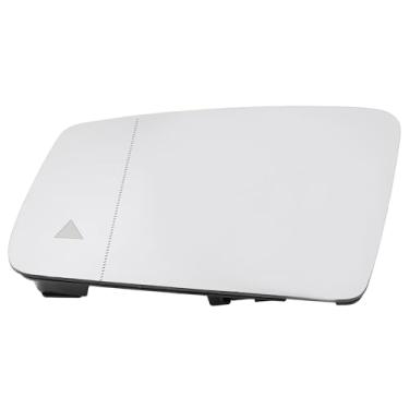 Imagem de Carbhub Espelho de vidro do motorista, ponto cego esquerdo, compatível com Mercedes C CL S CLA CLS E GLA GLK Vidro espelhado de assistência de ponto cego substitui peças número 2048103121 2128101521