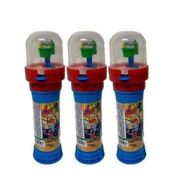 Imagem de Kit 3 Tubete Bolha Sabão Super Bubble com Jogo Basquete - Matoys