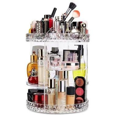 Imagem de Organizador De Cosmético Maquiagem Acrílico Giratório 360º G - OEM