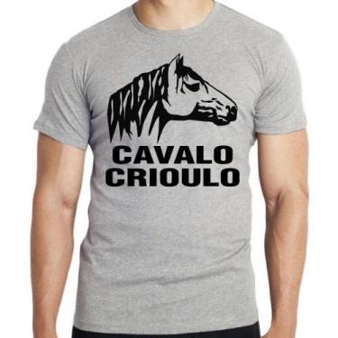Imagem de Camiseta Cavalo Criolo grande Blusa criança infantil juvenil adulto ca