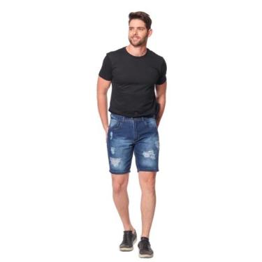 Imagem de Bermuda Masculina Jeans - Razon Jeans, 42, Jeans