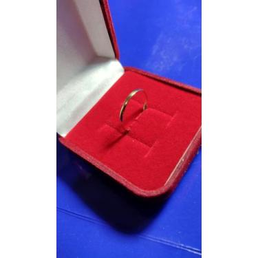 Imagem de Alianças Boleada Noivado e Casamento Ouro 18 Kilates Unidade