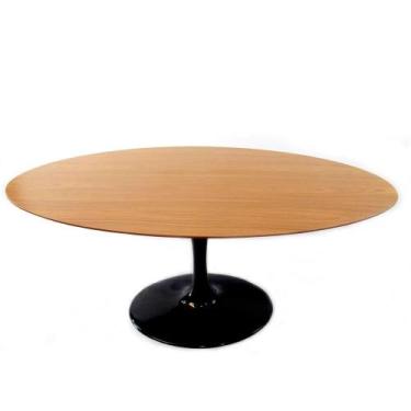 Imagem de Mesa de Jantar Tulipa Saarinen Oval 137x90 cm Tampo Freijó - Personal 