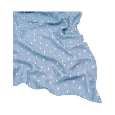 Imagem de Swaddle de Musselina de Algodão e Bambu 120x110cm - Envoltório Macio e