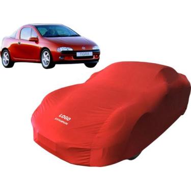 Imagem de Capa De Tecido Automotiva Chevrolet Tigra - Mz, Vermelha