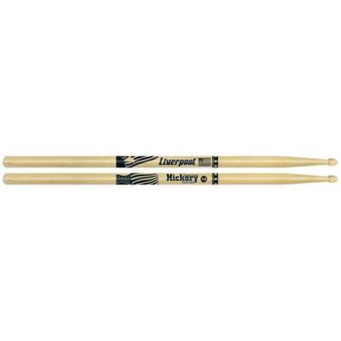 Imagem de Baqueta Bateria Liverpool American Hickory 7a Ponta Madeira