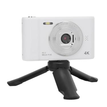 Imagem de Câmera Vlog, Vídeo 4K, Fotos de 50MP, Câmera Digital, Tela Colorida IPS de 2,4 Polegadas, Webcam Com Zoom Digital 8x, Recarregável para Selfies Em Movimento (64 GB)