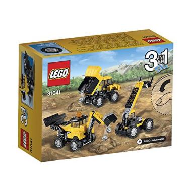 Imagem de LEGO Creator Construction Vehicles 31041 3-in-1 Model Rebuilds Into A Powerful Dump Truck Or A High-Reaching Telehandler Order Now! with E-Book Gift@