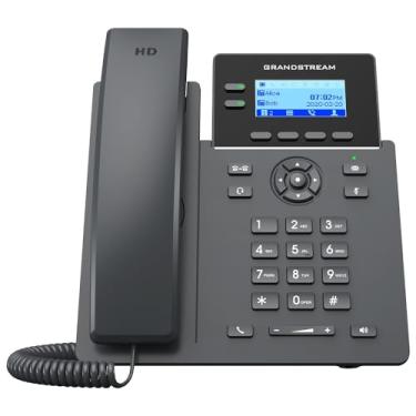 Imagem de Grandstream Telefone IP GRP2602G | 2 linhas, 4 contas SIP | Tela LCD de 2,4 polegadas |...