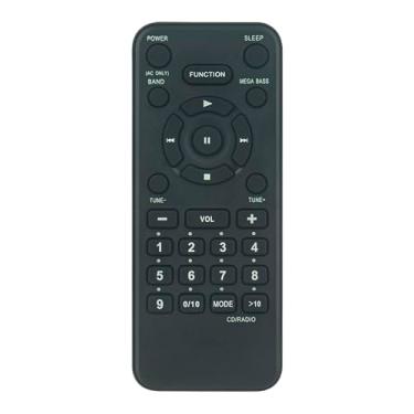 Imagem de Controle remoto de substituição RMT-CS350A adequado para Sony CD Radio Cassette-Corder Boombox sistema de alto-falantes CFD-S350 CFD-S350L, subcontrole remoto RMT-CS350 RMT-CF350A