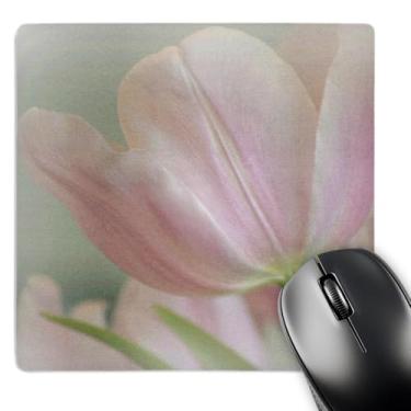 Imagem de 3dRose Mouse pad LLC 20,3 x 20,3 x 0,63 cm, tulipa rosa doce (mp_42717_1)