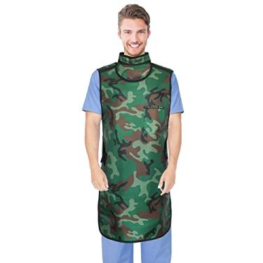 Imagem de LVCHEN Avental de Chumbo com Colar de Proteção da Tireoide - 0,5 Mm Mpb para Raio-X Odontológico Avental de Chumbo com Proteção de Raio-X para Adultos