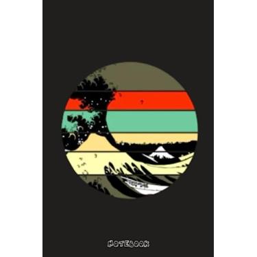 Imagem de Ombak Melambai Sea Japanese Notebook: Sketchbook_ 6x9 inches, 120 dotted pages, Notebook, planner, journal, organiser, bullet journal