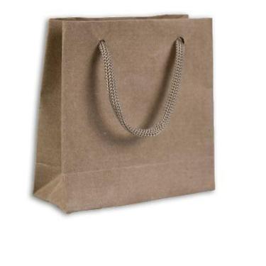 Imagem de 30 Sacolinha De Papel Kraft 10x10x04 Pp - Ideal Para Bijouterias - Ite