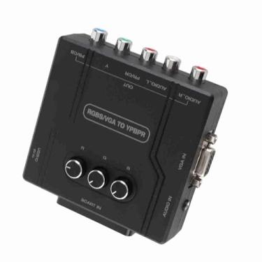 Imagem de RGBS VGA SCART TO YPBPR CONVERTOR CONVERTOR CONVERSOR DE SINAL PARA JOGOS Ajuste a Cor DE Cor Ajustável PARA Consoles DE Jogo Clássicos