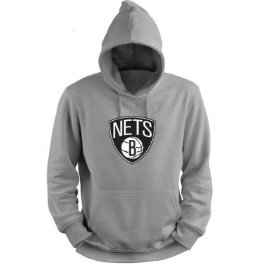 Imagem de Blusa Moletom Capuz Basquete Brookyln Netss Kyrie KD Basketball