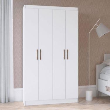 Imagem de Armario Multiuso Dueto 4 Portas 8 Prateleiras Branco Doripel