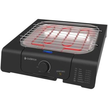 Imagem de Grill Cadence Short Grill Quadrado 1200W, Preto, 220V