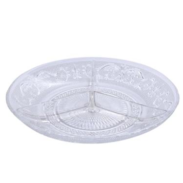 Imagem de Mimo Style, Petisqueira com 3 Divisórias Victorian de Vidro 25cm