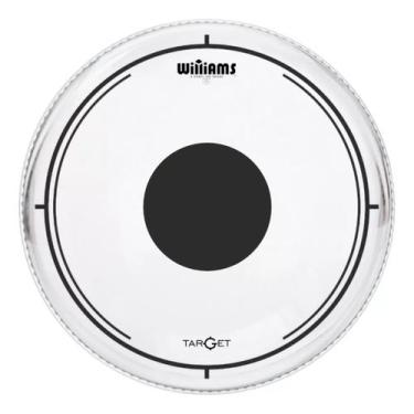 Imagem de Pele Williams Target Dot Clear DT2 16" para Surdo Filme Duplo
