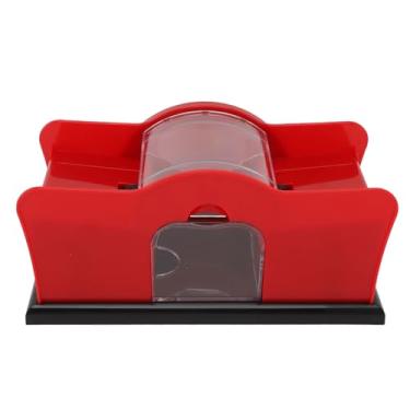 Imagem de Manual Premium Manual Shuffler Com Manivela de Mão para Jogos de Poker, 2 Deck, Fáceis de Usar, Blackjack, Rummy, Shuffler Compacto e Confiável