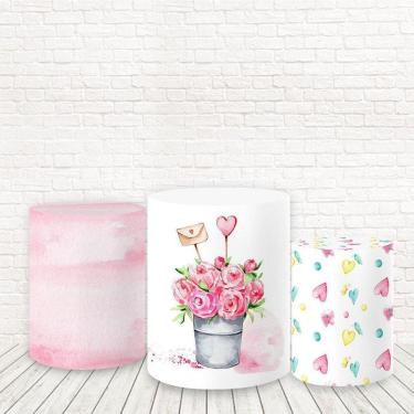 Imagem de Trio De Capas Tecido Sublimado 3D Meus 15 Anos Fcc-527