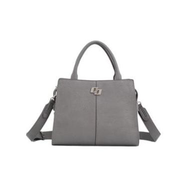Imagem de Bolsa Feminina Colcci Iconic Tote Alça Dupla Media Cinza-Feminino
