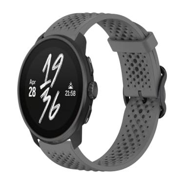 Imagem de Gheper Pulseira de substituição compatível com Suunto Race/Race S/Vertical/9 Peak Pro/9 Peak/5 Peak, acessório para smartwatch, de silicone macio, respirável, 22 mm