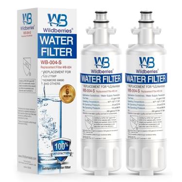 Imagem de Wildberries Substituição do filtro de água da geladeira LT700P para Kenmore 469690, LFXS27566S, LG ADQ36006101, LFX31945ST,LFX31925ST,LFX30766S, LFXC24726, LFXS24623, LSFXC2476S, Pacote de 2 Anos