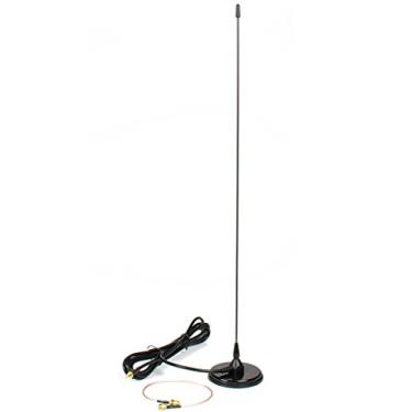 Imagem de Antena SMA-fêmea autêntica Nagoya UT-308UV de 53 cm para montagem magnética VHF/UHF (144/430Mhz) para rádios BTECH e BaoFeng