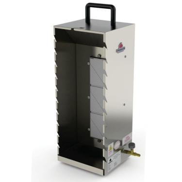 Imagem de Assador De Carne Portátil A Gás Progás 10 Espetinhos Inox Pr-199