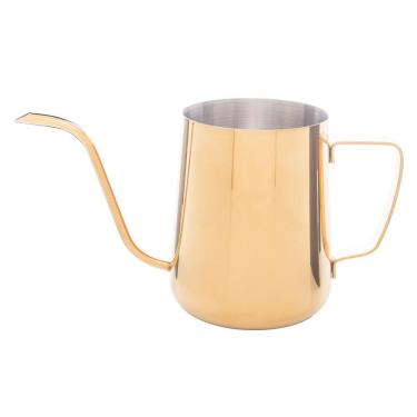 Imagem de Leiteira De Aço Inox Bico De Pato Dourada 600ml 2965 - Lyor