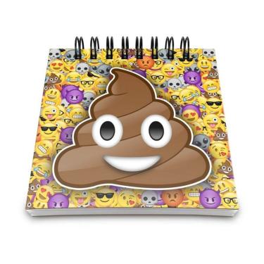 Imagem de Bloco De Anotações Emoticon - Emoji Cocozinho Poop