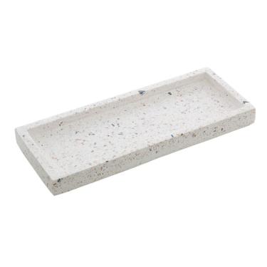 Imagem de Bandeja Retangular De Mármore Terrazo 25cm 2988 - Lyor
