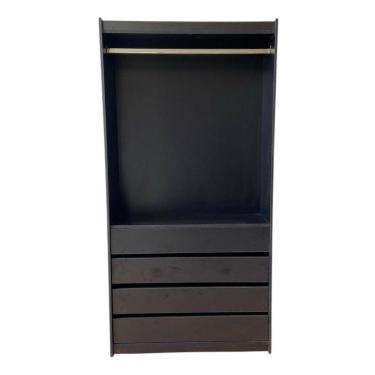 Imagem de Cabideiro Com Gaveta 100% Mdf  Preto - Suprema Móveis