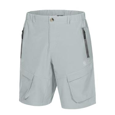 Imagem de Little Donkey Andy Short cargo masculino elástico de secagem rápida para caminhadas, acampamento, viagem cinza tamanho 4GG