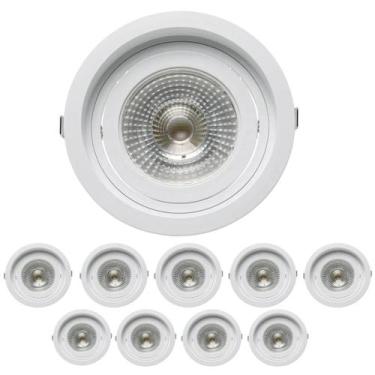 Imagem de 20 Spot Embutir Recuado Dirigível E27 Par30 Save Energy