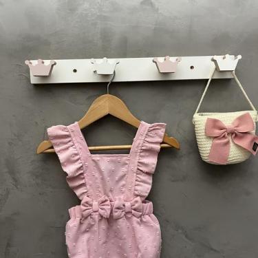 Imagem de 1 Cabideiro parede decoração Coroa princesa príncipe 1CCo - Souvenir D