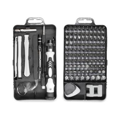 Imagem de Kit 115 Chave Multifuncional Para Conserto Consertar Manutenção De Celular Tablet Notebook Profissional Completo Assistência Técnica Ferramentas Torx Com Furo Phillips Fenda Comum Soquete Pentalobe
