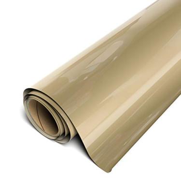Imagem de Siser EasyWeed HTV Rolo de 30 cm x 9 metros - Vinil de transferência de calor para ferro, Vegas Gold, 1