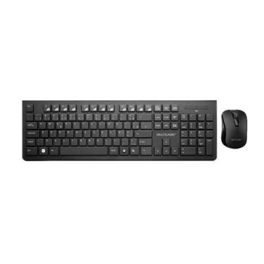 Imagem de Teclado E Mouse Wireless Sem Fio Slim 2.4gz Tc212 Preto Multilaser